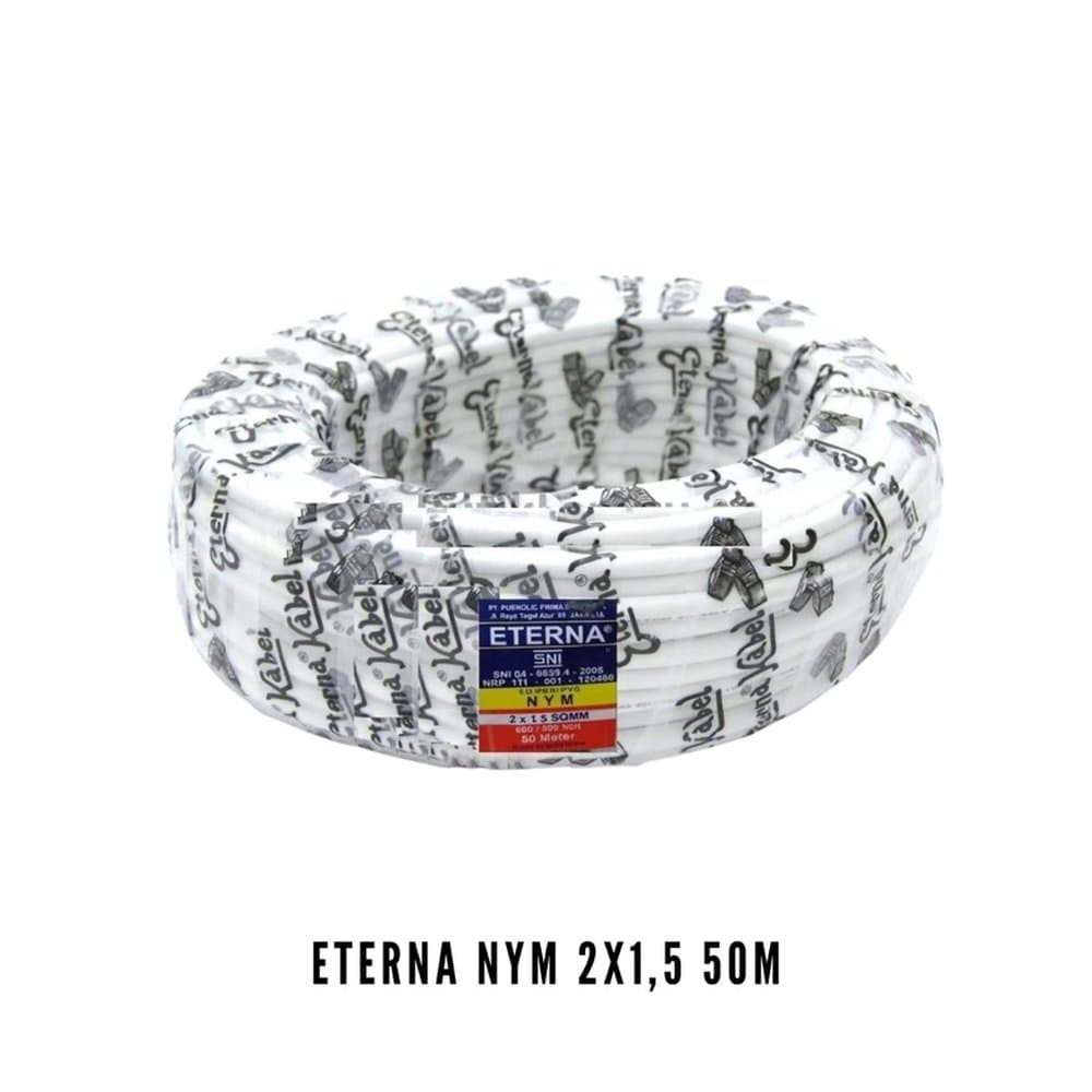 Kabel Eterna NYM 2x1,5 50M